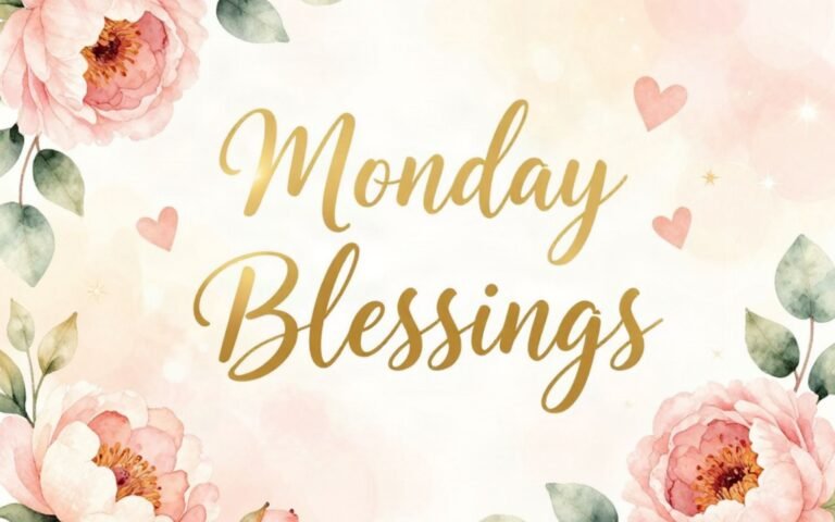 Ultimate Guide of Inspirational Monday Blessings, Prayers & Positive Quotes for a Blessed Week