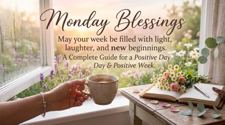 Monday Blessings Quote for a Positive Day Positive Week (Complete Guide)