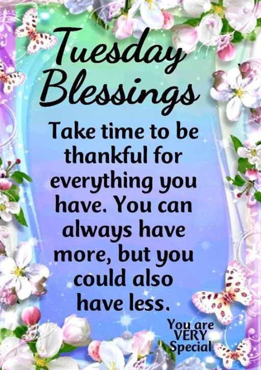 Thankful Tuesday Blessings & Prayers for Hope