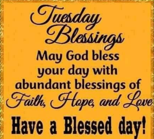 Thankful Tuesday Blessings & Prayers for Hope