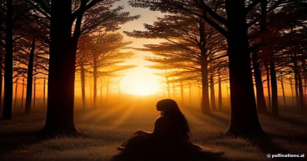 Monday blessings for Black women — a woman in hopeful prayer at a golden sunrise