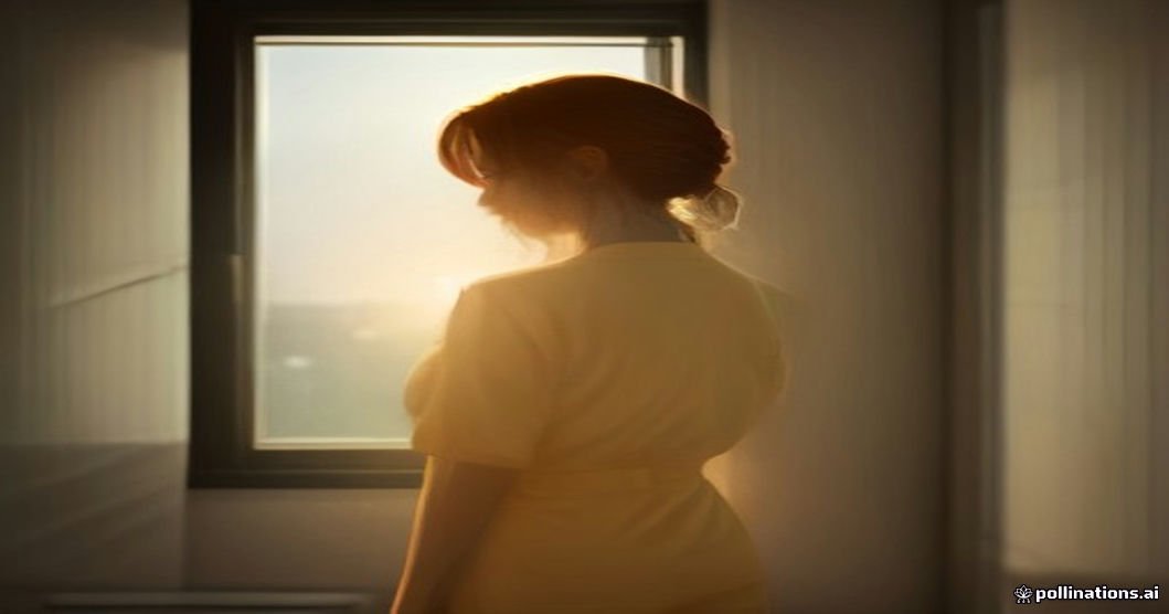 Monday blessings for nurses — a nurse in hopeful prayer at golden sunrise before her shift, asking God for strength