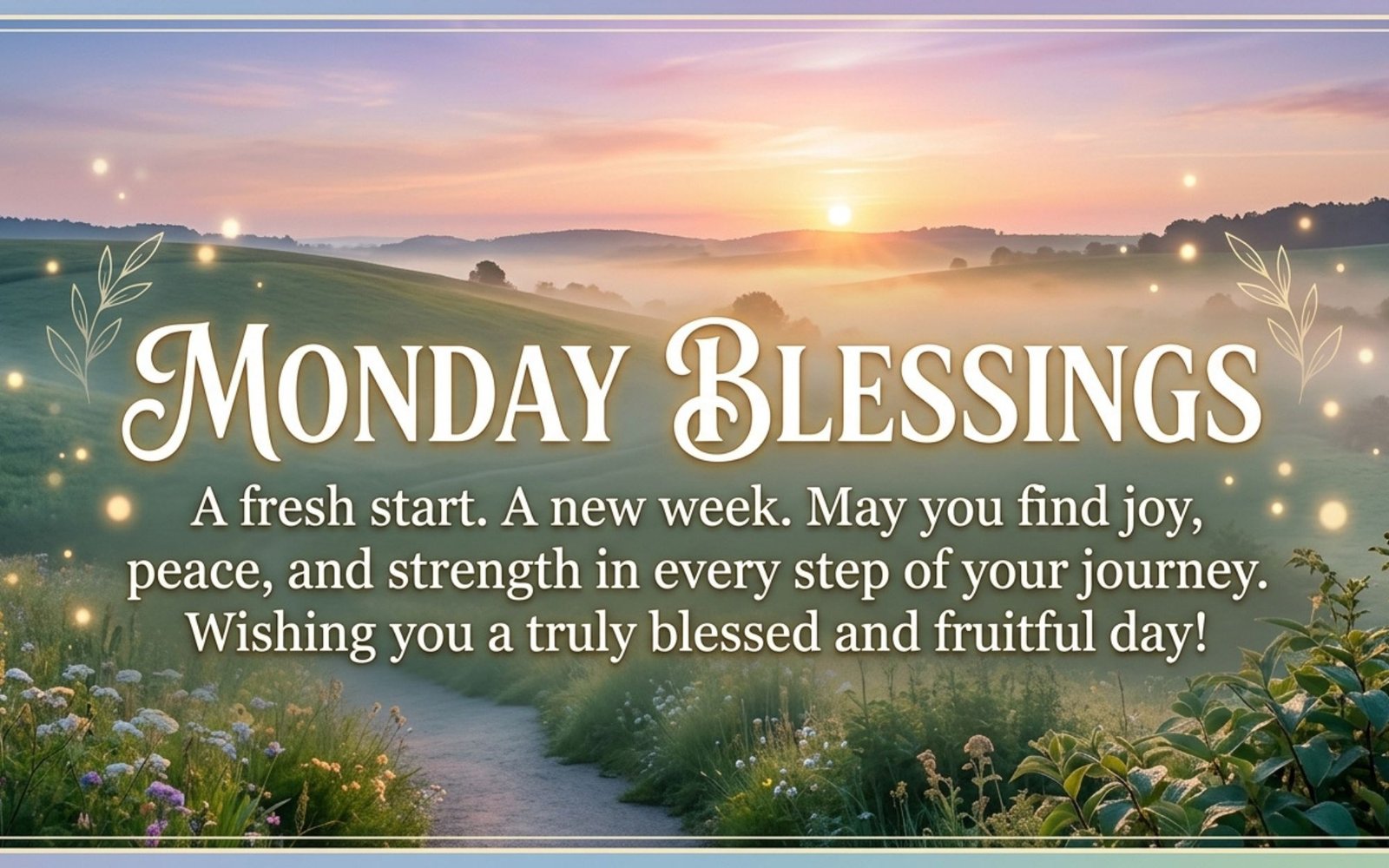 40+ Inspirational Monday Morning Blessings for Work & Success