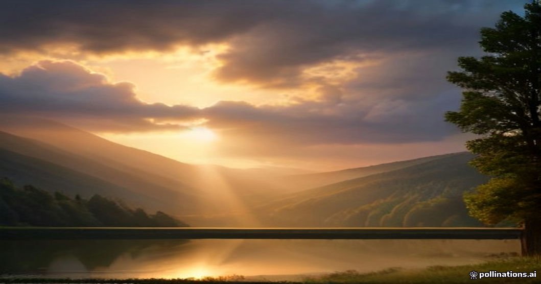 Monday blessings for someone going through a hard time with golden sunrise light of hope