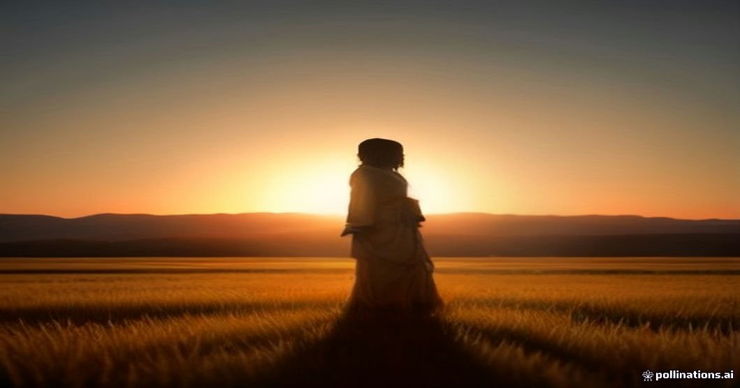 Monday reflection on courage and faith with golden sunrise light over an open field