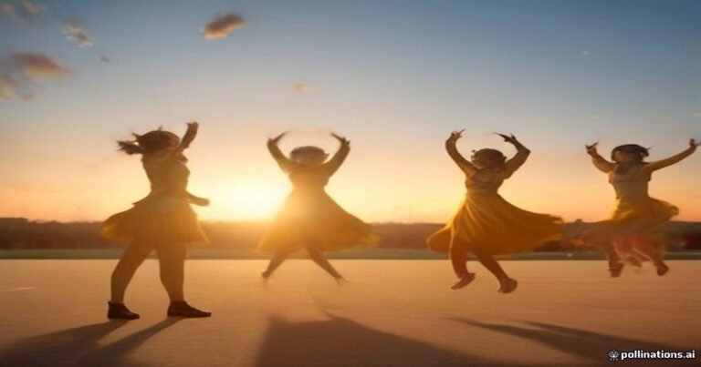 Unlimited senior quotes that actually feel like you — graduates celebrating at a golden sunrise, ready for the next chapter