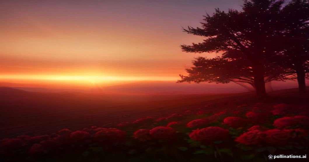 Uplifting Christian Valentine messages for friends with roses at a hopeful golden sunrise