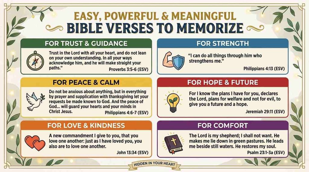 Blessing graphic — Bible Verses to Memorize for Anxiety, Worry and Peace