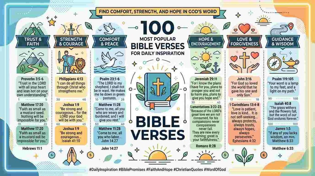 Blessing graphic — Famous Bible Verses About Love and Grace