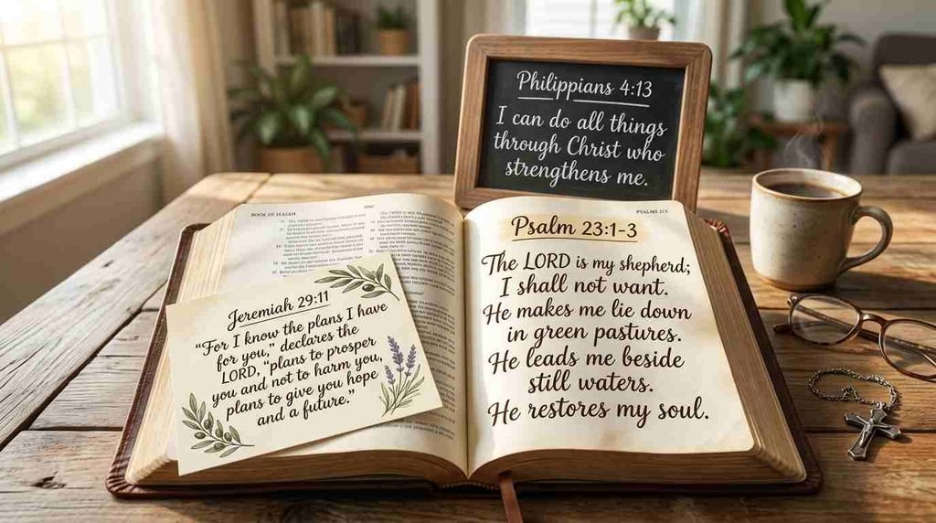 Blessing quote card — Short Bible Verses About Hope