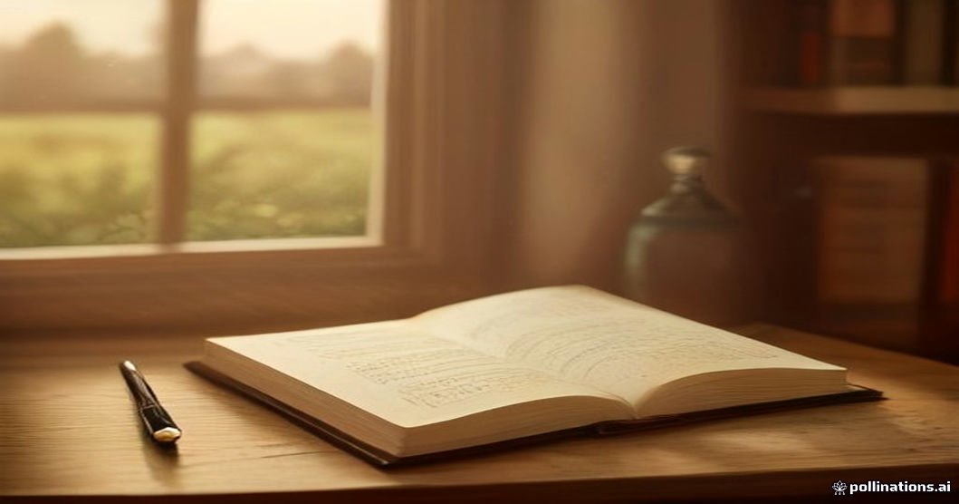 100 short Bible verses that are easy to read, remember and share — an open Bible in warm sunrise light with a journal for daily devotion