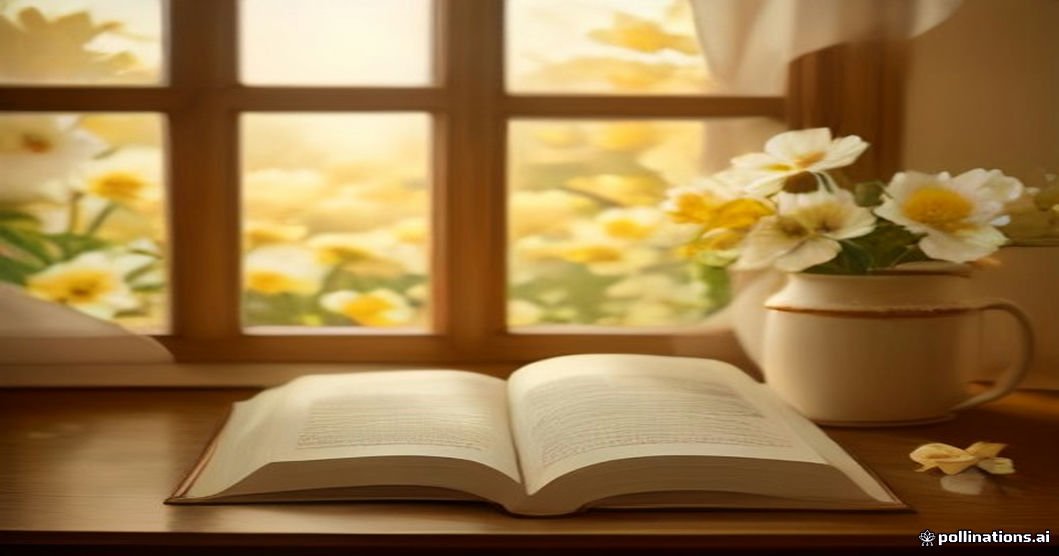 Sunday blessings with scripture — an open Bible in golden Sunday morning sunrise light, ready for a peaceful day of rest and prayer